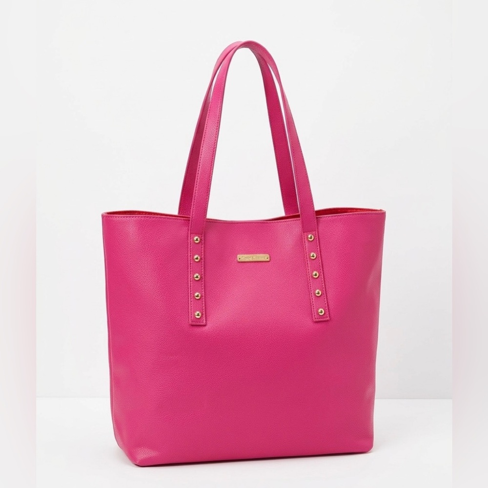 Juicy Couture Hot Pink Studded Tote NWOT - Picture 3 of 3